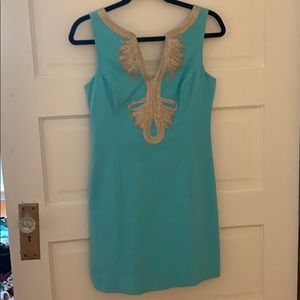 Turquoise dress